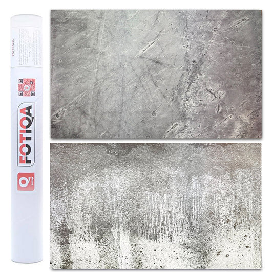 3D Double sided Grey granite and hard stone suface texture Backdrop #8842