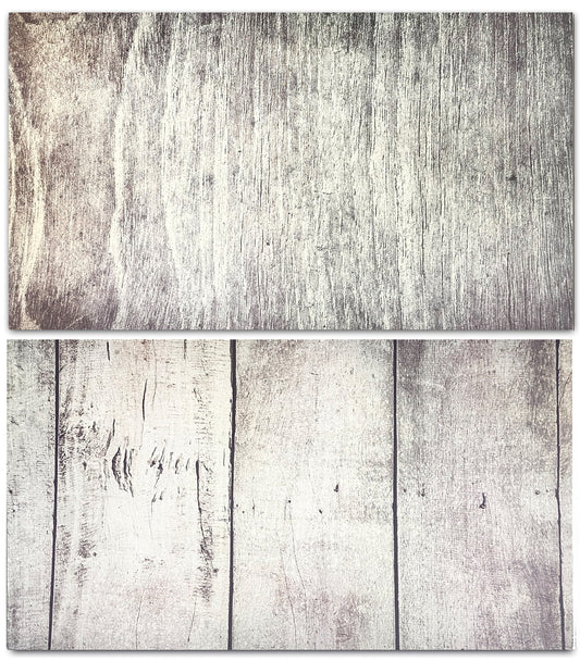 3D Double sided Wood Texture and rustic wood plank Backdrop #8843