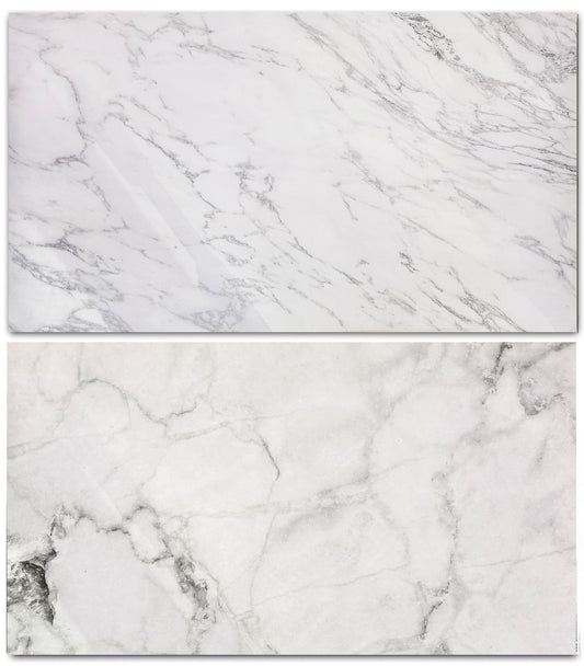 3D Double sided furniture wrap Marble and white marble Backdrop #8849
