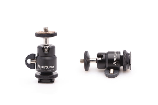 Used Aputure Cold Shoe Mini Ball Head Adapter