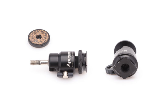 Used Aputure Cold Shoe Mini Ball Head Adapter