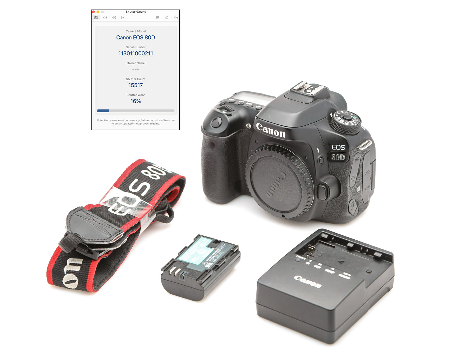 Used Canon 80D Camera Body