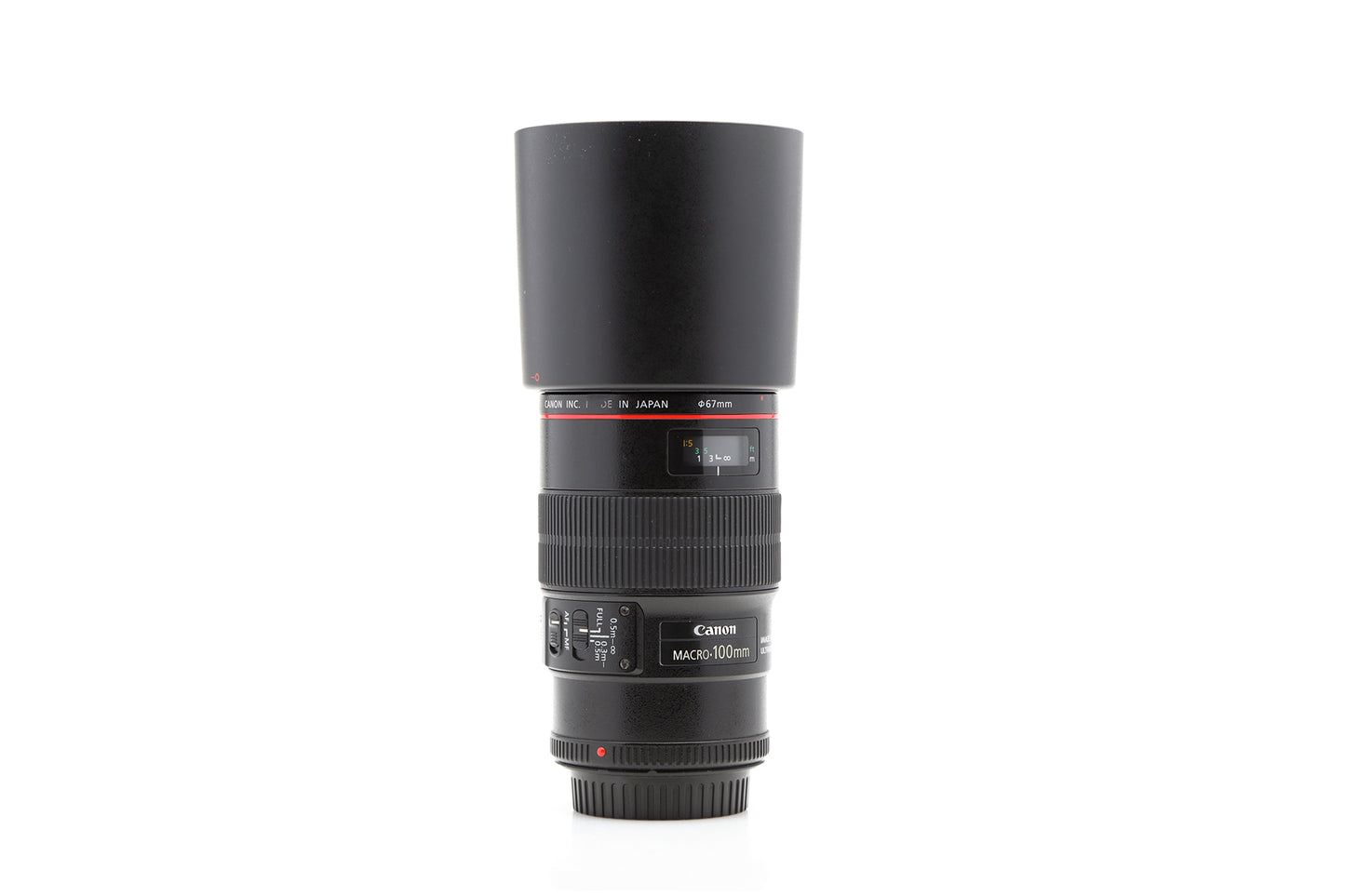 Used Canon Macro EF 100mm f/2.8L IS USM Lens