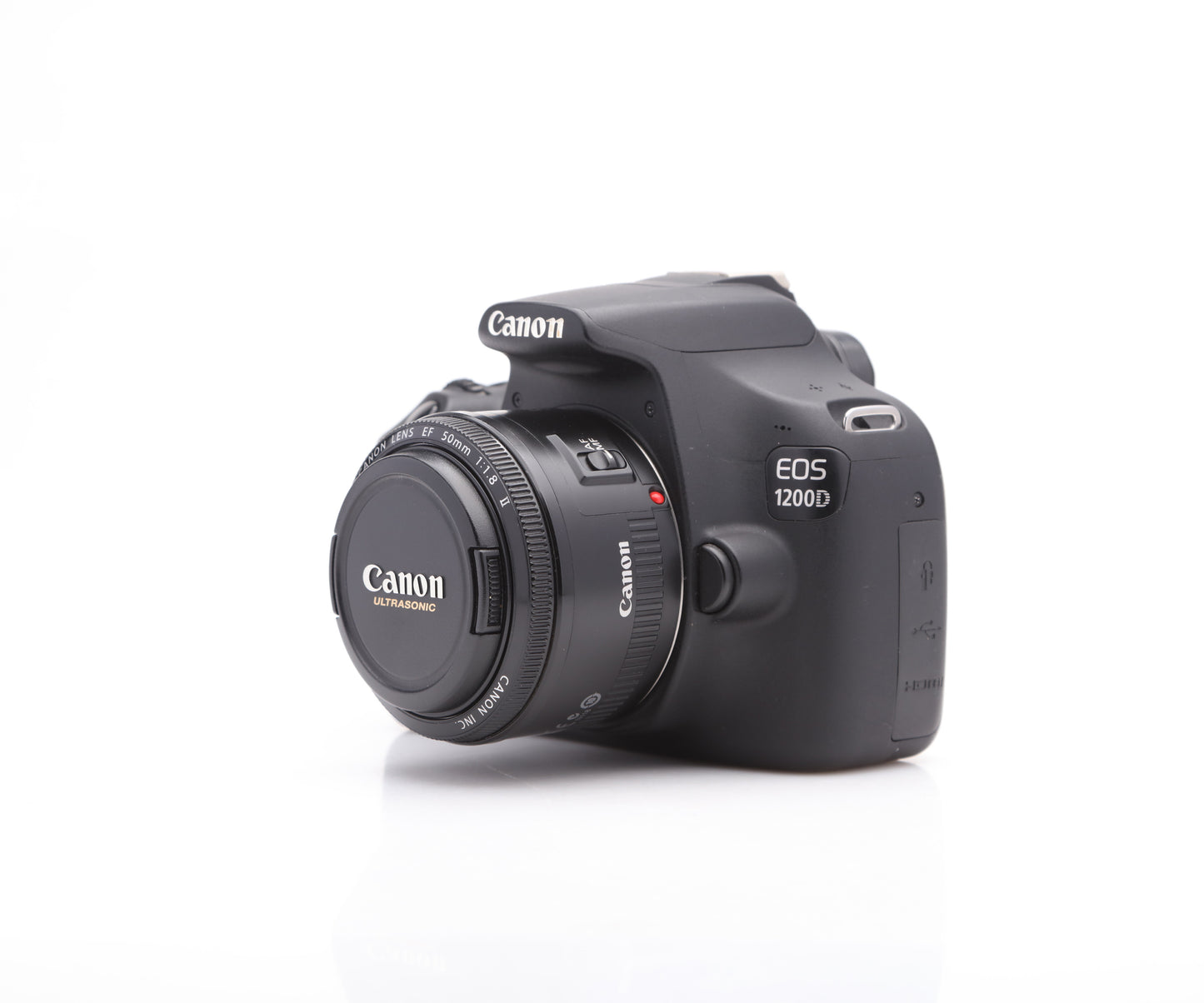 Used Canon EOS 1200D Camera with Canon EF 50mm f/1.8 ii