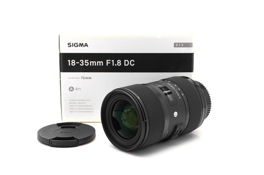 Used Sigma 18-35Mm F1.8 Dc Hsm Art Lens For Nikon