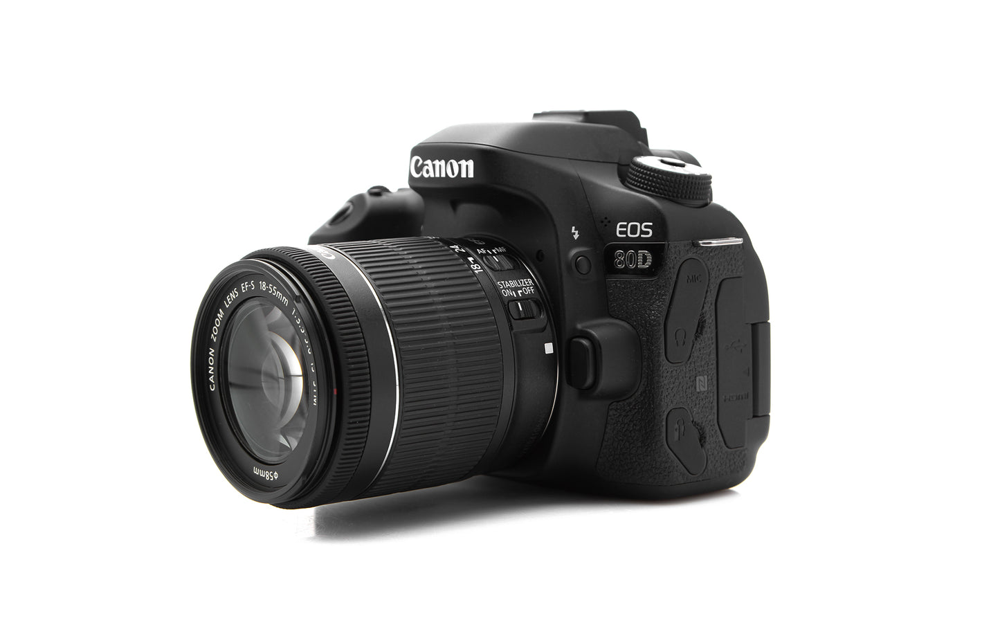 Used Canon 80D Camera with 18-55mm STM Lens