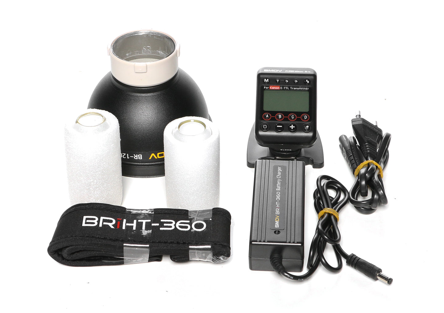 SMDV BRIHT 360 portable flash system with TTL and HSS for Canon