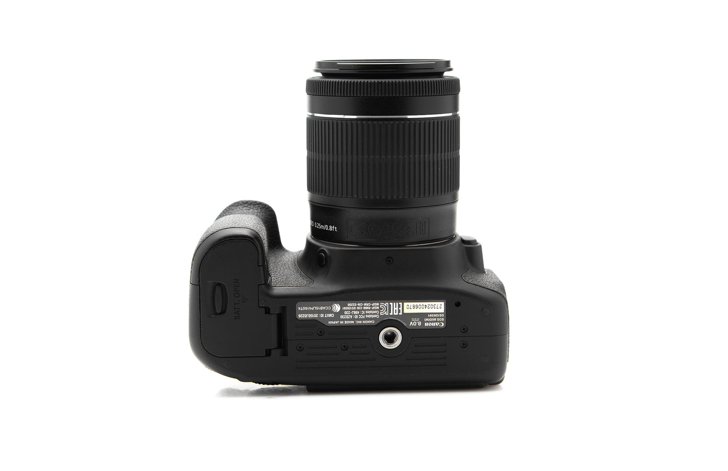 Used Canon 80D Camera with 18-55mm STM Lens