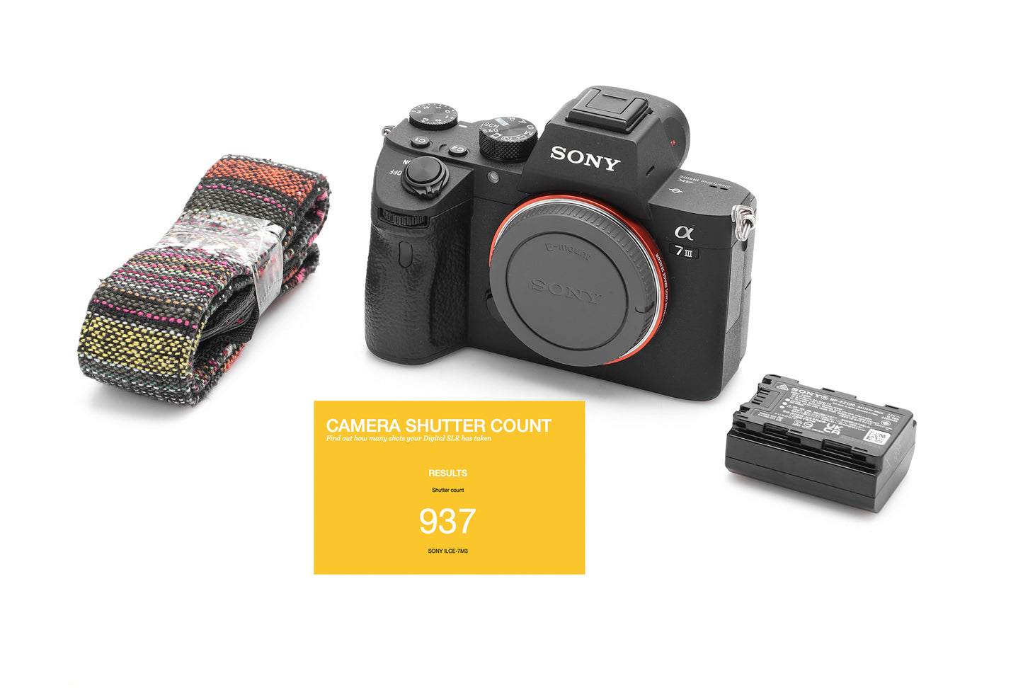 Used Sony A7 iii Mirrorless camera
