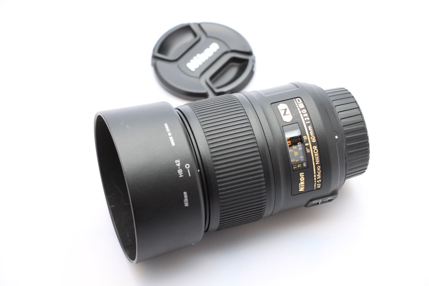 Used NIKON 60MM F/2.8G ED AF-S MICRO Lens