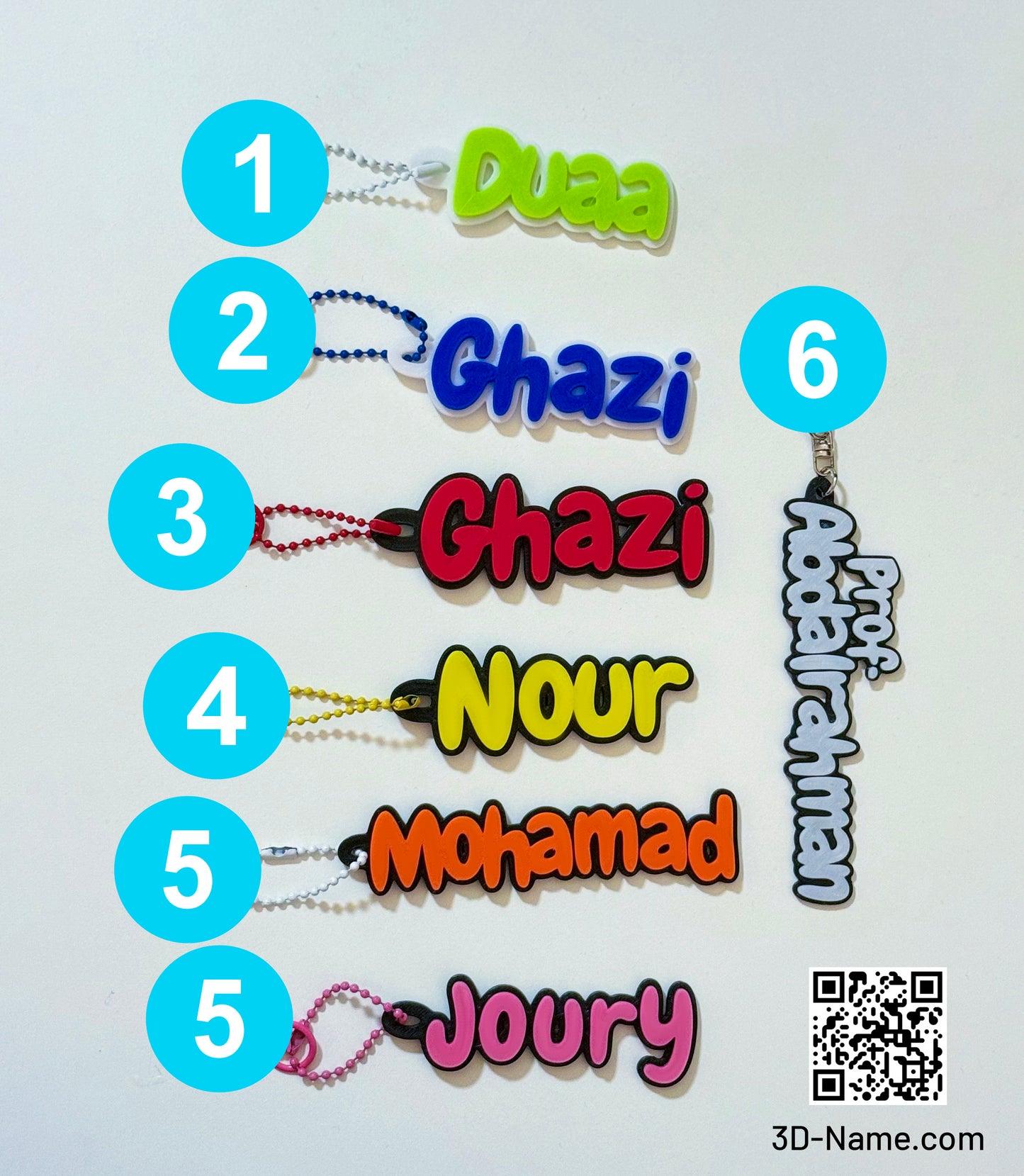 Customized 3D name Keychain with name | Best GEFT Bag Keychain home, bike keychain, GIFT FOR KIDS