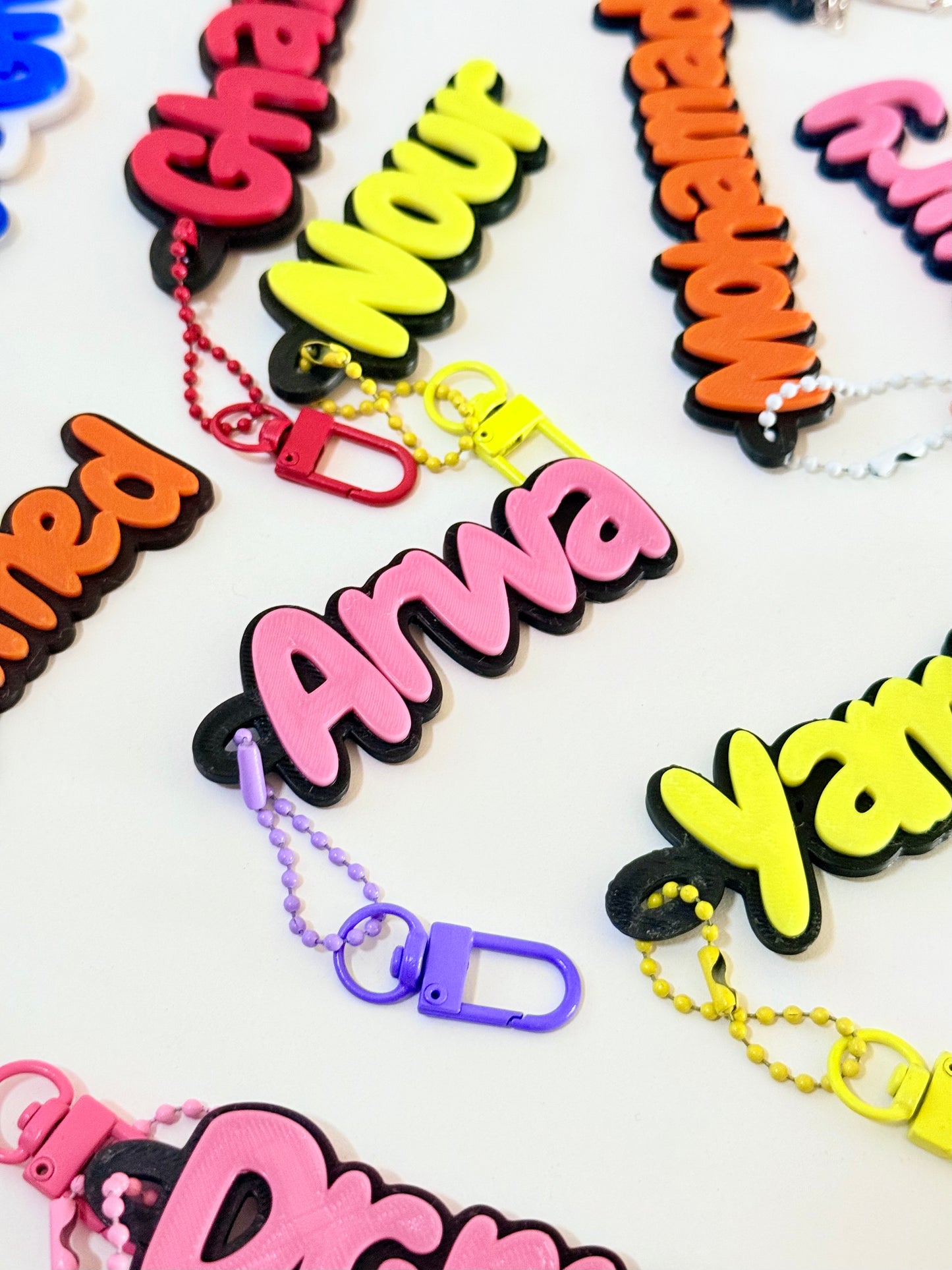 Customized 3D name Keychain with name | Best GEFT Bag Keychain home, bike keychain, GIFT FOR KIDS