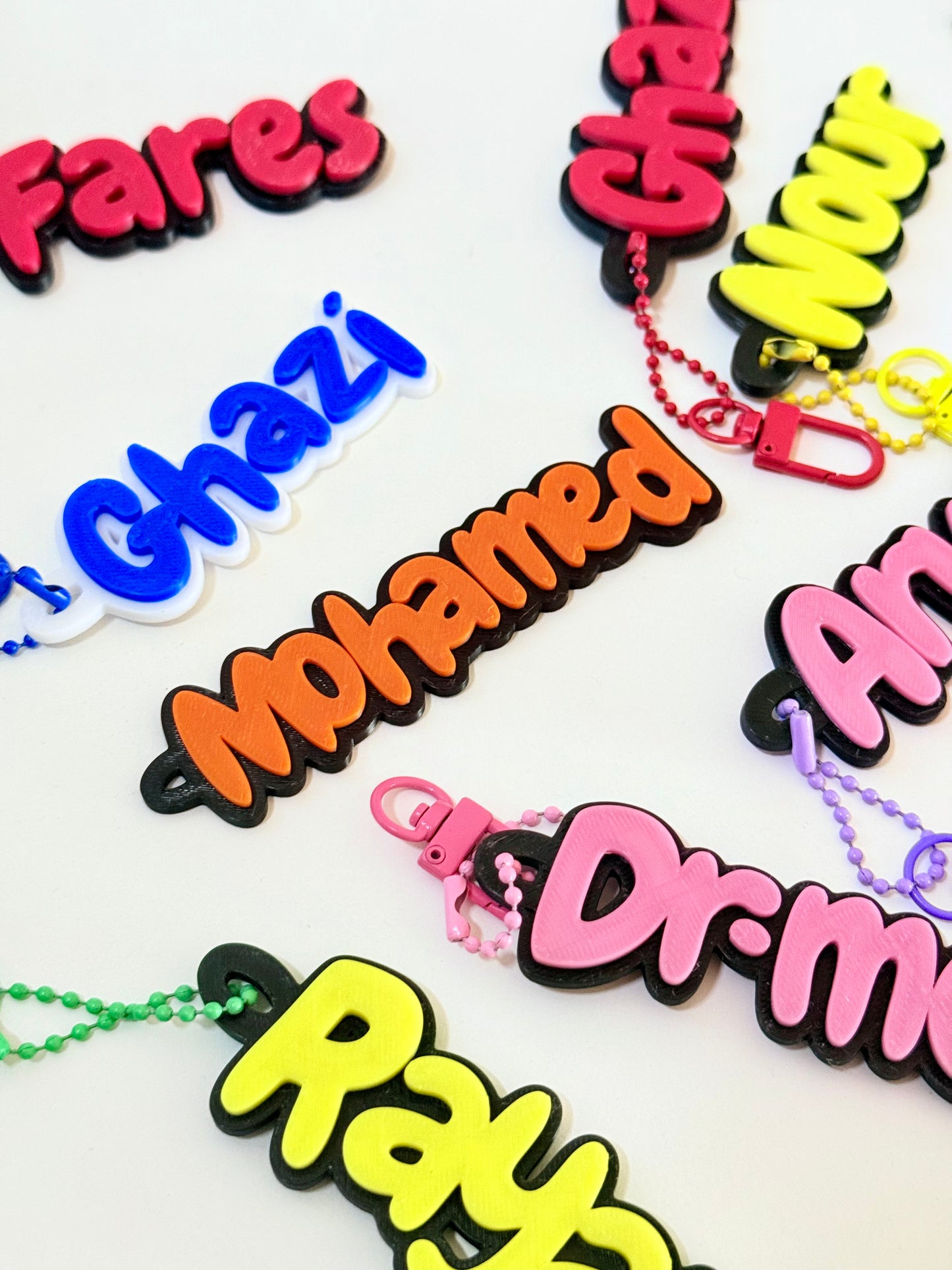 Customized 3D name Keychain with name | Best GEFT Bag Keychain home, bike keychain, GIFT FOR KIDS