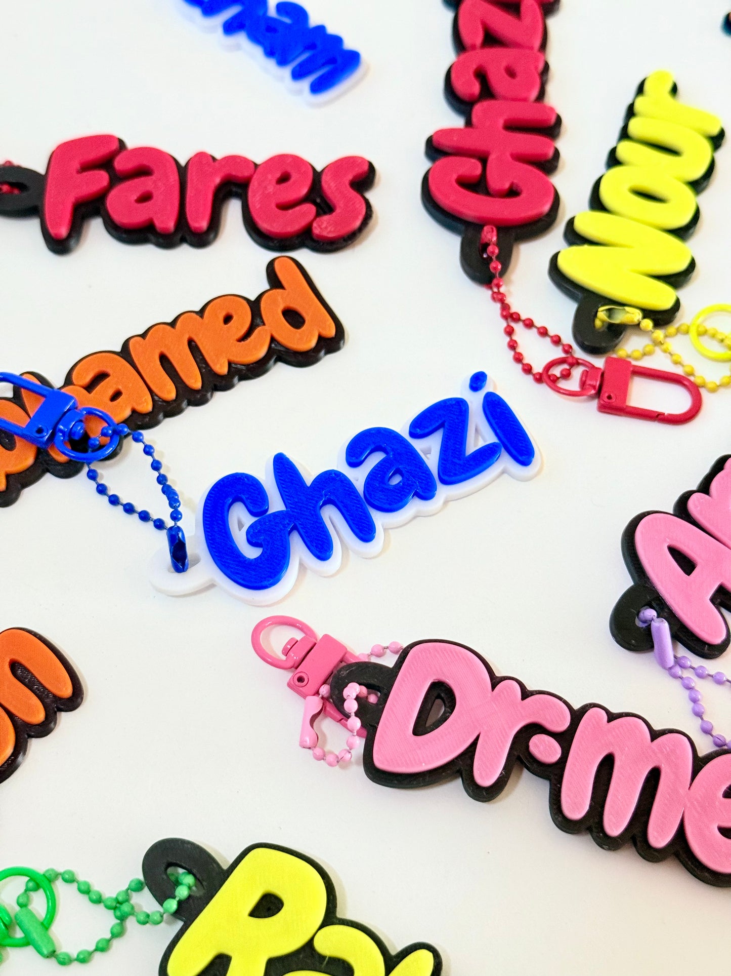 Customized 3D name Keychain with name | Best GEFT Bag Keychain home, bike keychain, GIFT FOR KIDS
