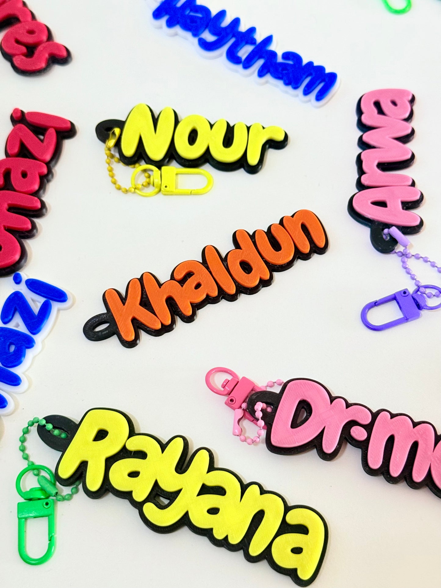 Customized 3D name Keychain with name | Best GEFT Bag Keychain home, bike keychain, GIFT FOR KIDS
