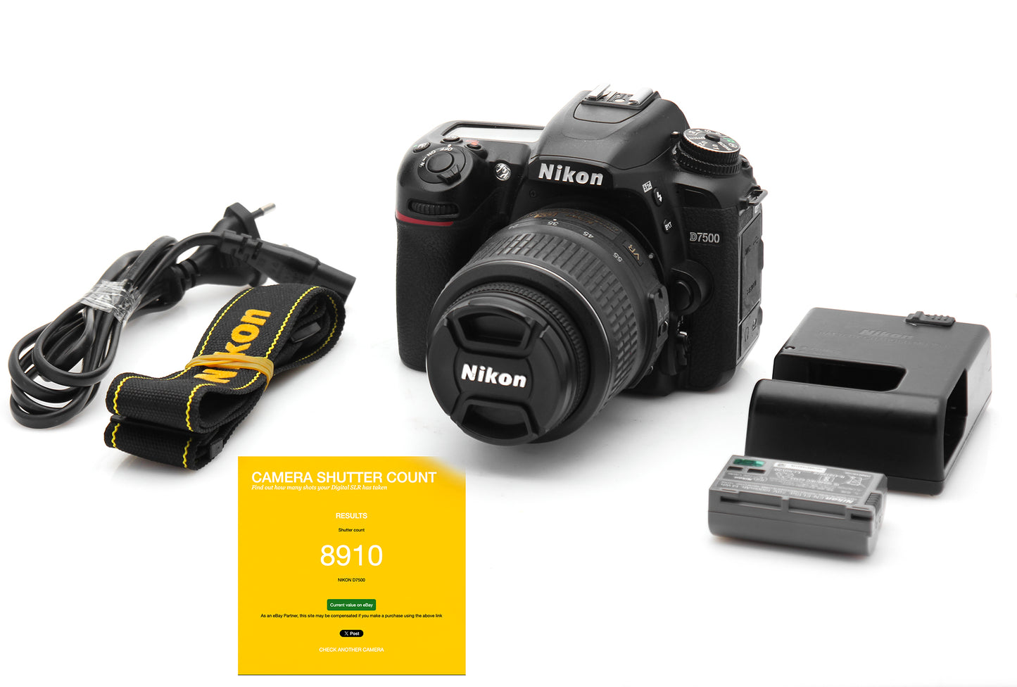 Used Nikon D7500 20.9 Megapixel Camera Body