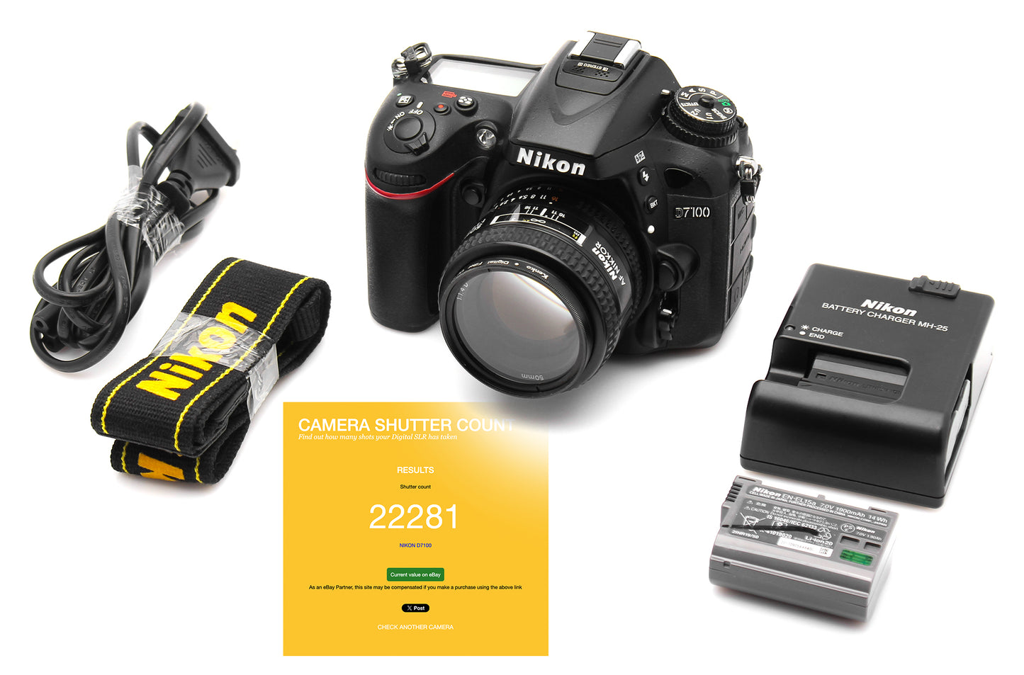 Used Nikon D7100 24.1 MP Camera Body