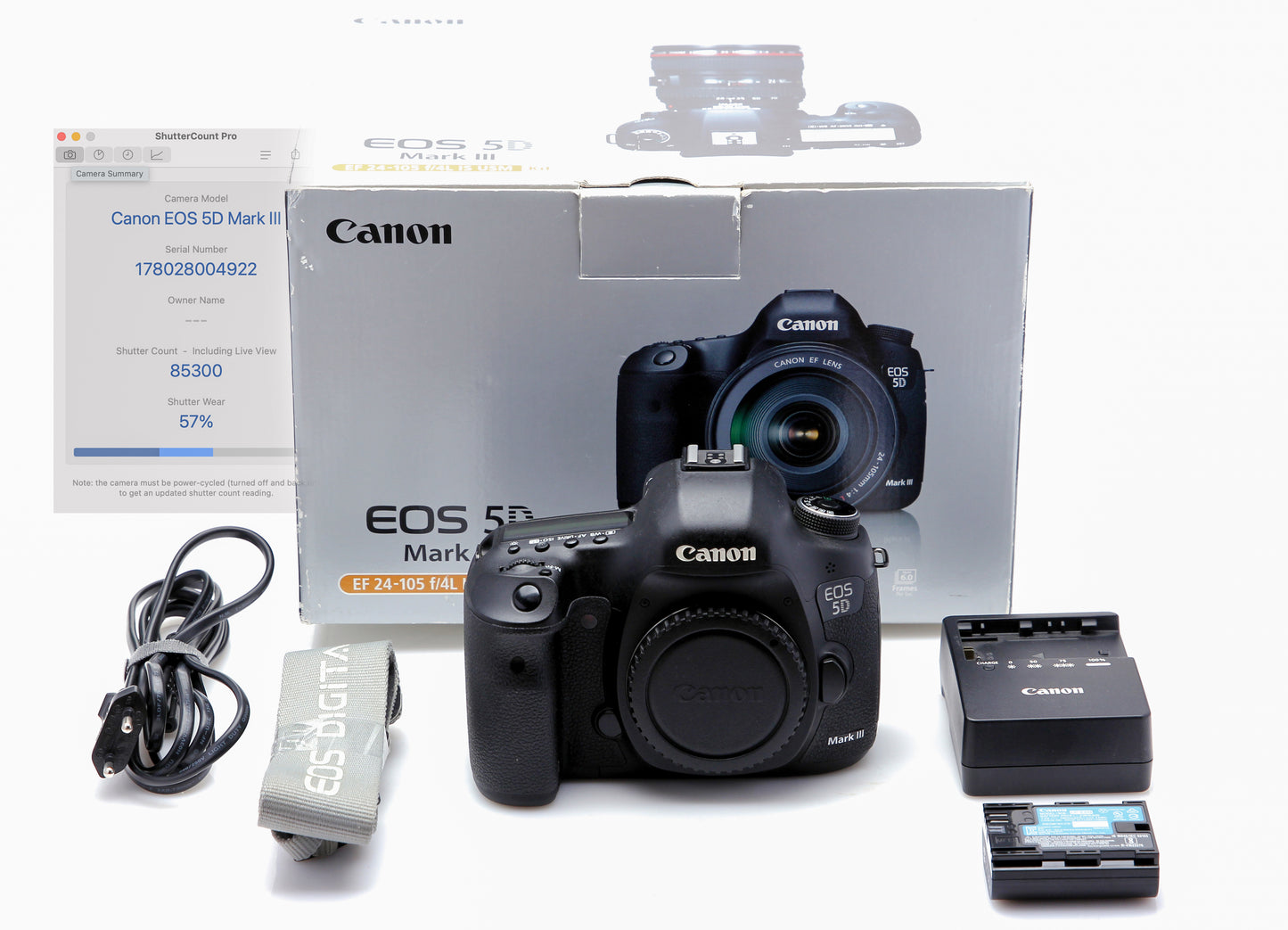 Used Canon 5D iii 22.3 MP Camera Body