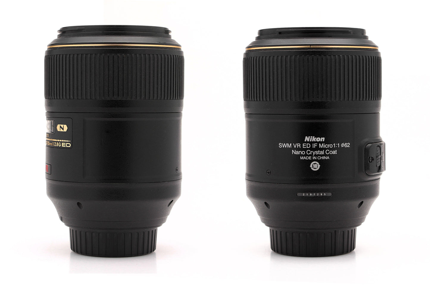 Used Nikon 105mm f/2.8G VR Micro Lens
