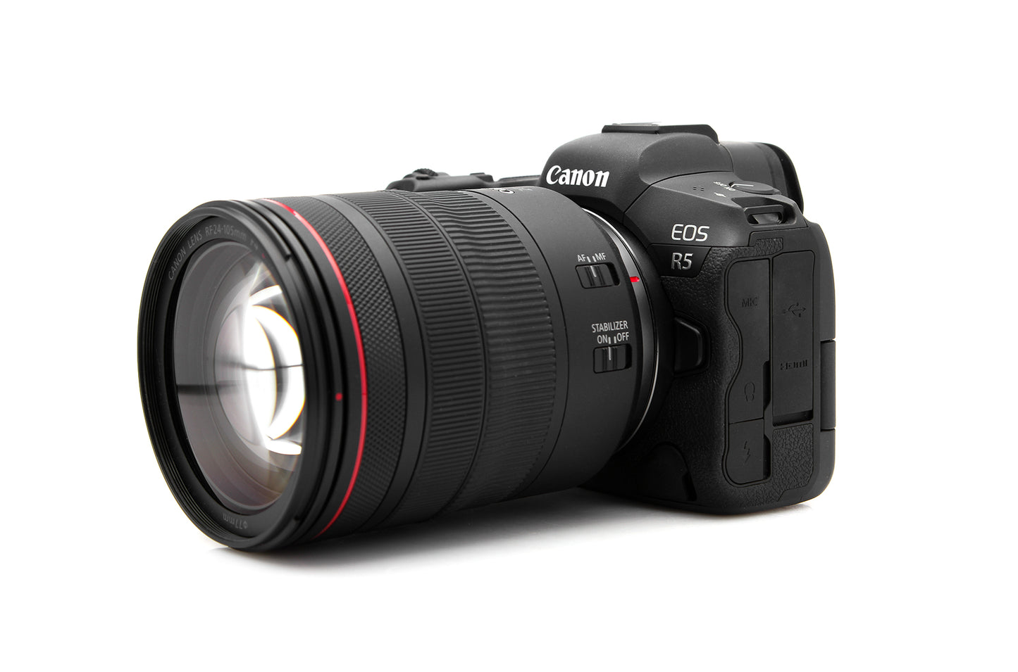 Used Canon EOS R5 Camera with RF 24-105mm F4 L Lens