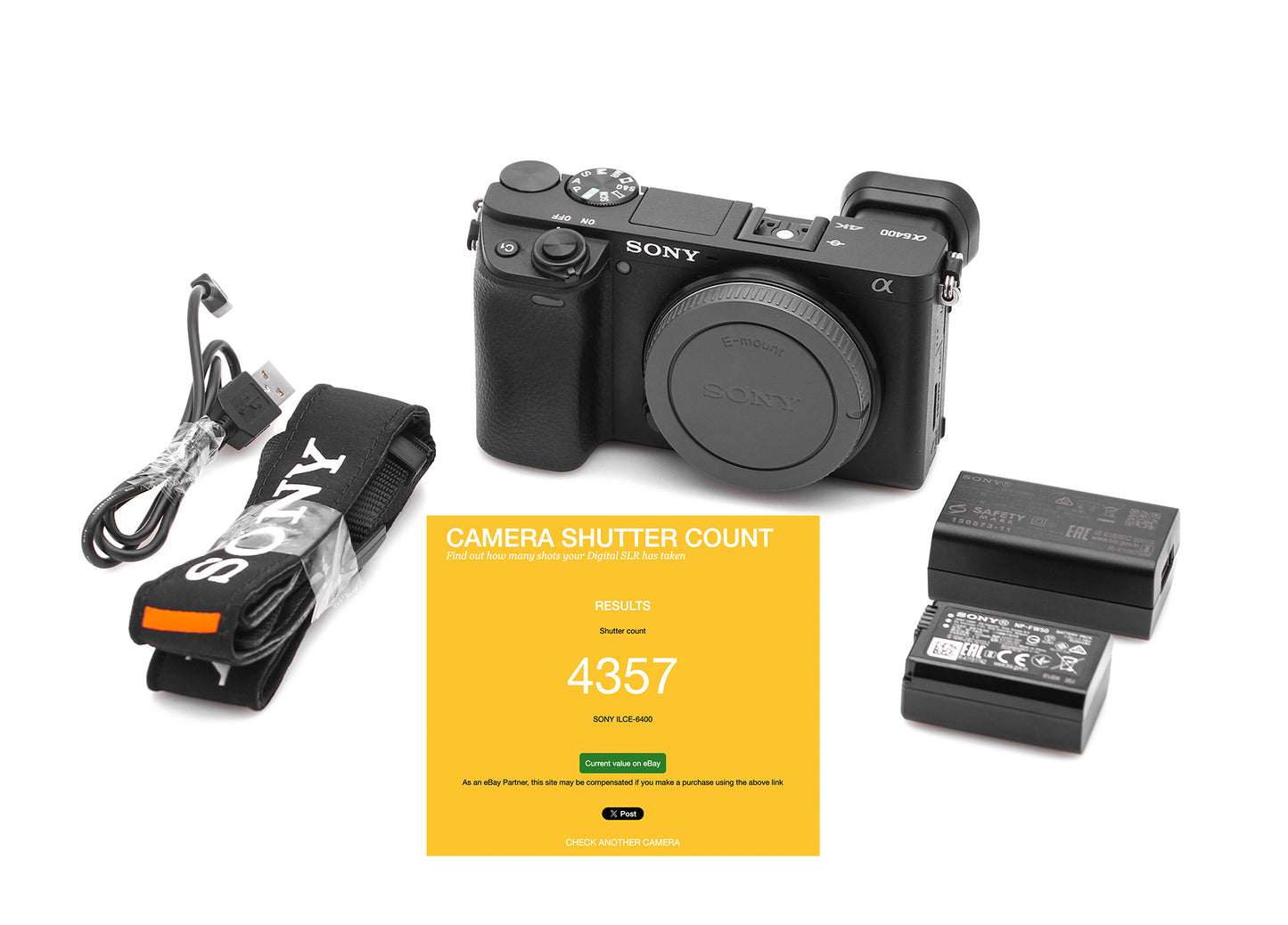 Used Sony A6400 Camera Body