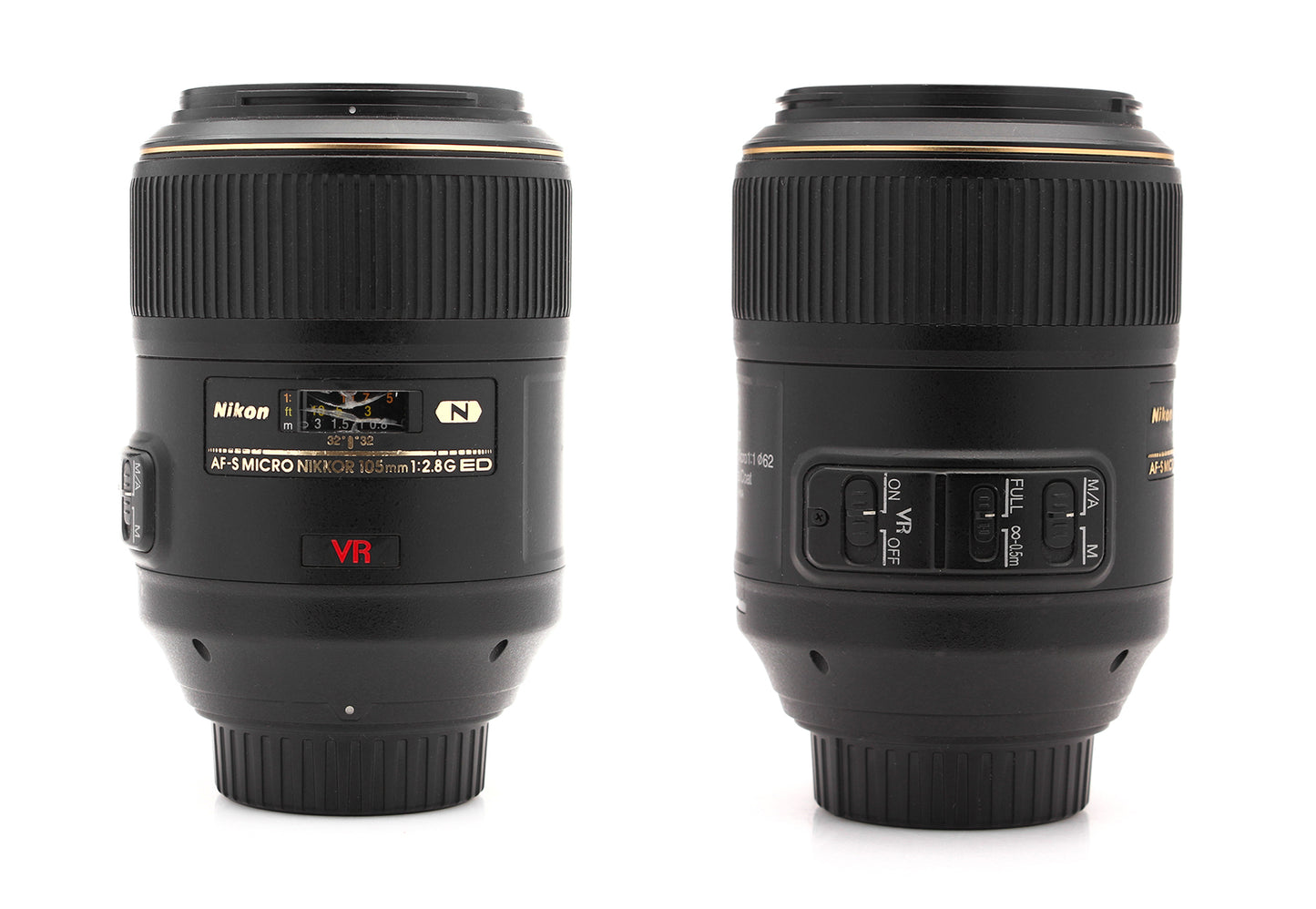 Used Nikon 105mm f/2.8G VR Micro Lens