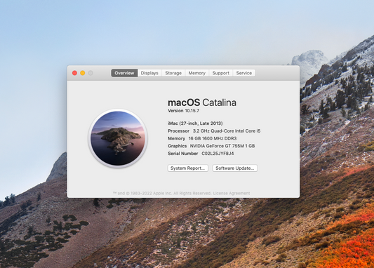 Used Apple iMac 27-inch 2013