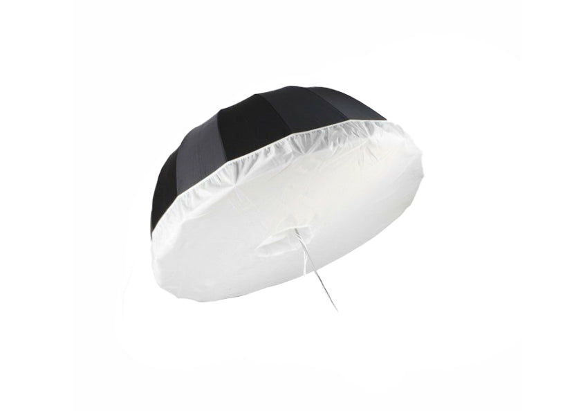 Parabolic Black Umbrella 85cm with White Diffuser