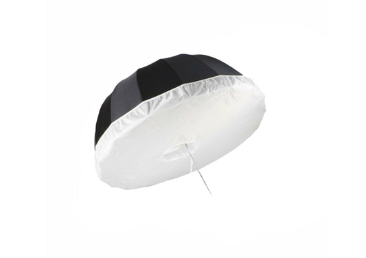 Parabolic Black Umbrella 85cm with White Diffuser