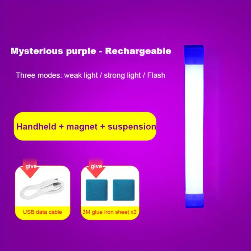Fotiqa Purple Color Led Night Light, Live Broadcast And Photo Atmosphere Light