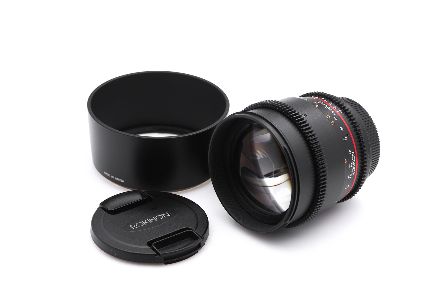 Used Rokinon 85mm T1.5 Lens for canon