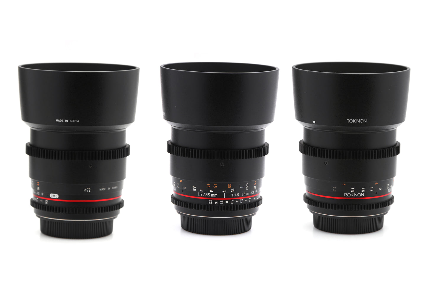 Used Rokinon 85mm T1.5 Lens for canon