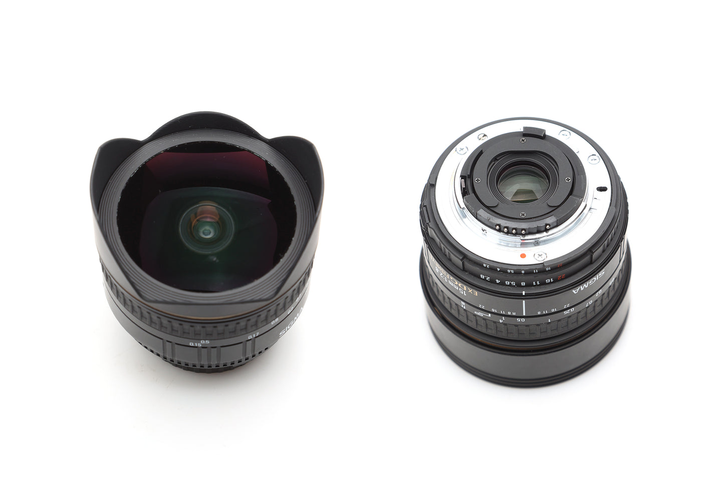 Used Sigma 15mm f/2.8 EX DG Fisheye Lens for Nikon
