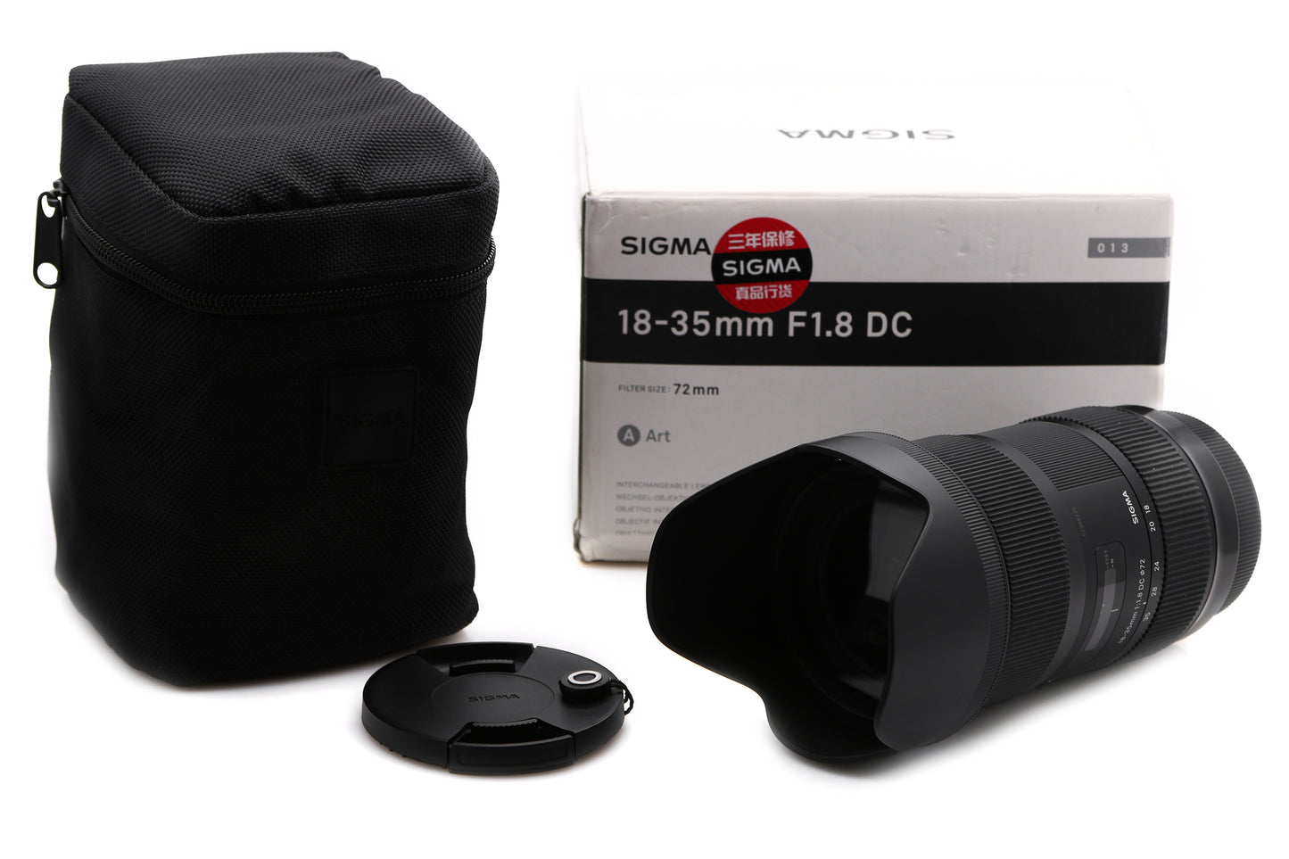 Used Sigma 18-35Mm F1.8 Dc Hsm Art Lens For Canon