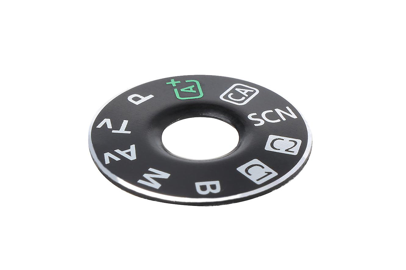 Canon Camera Function Dial Mode Interface sticker