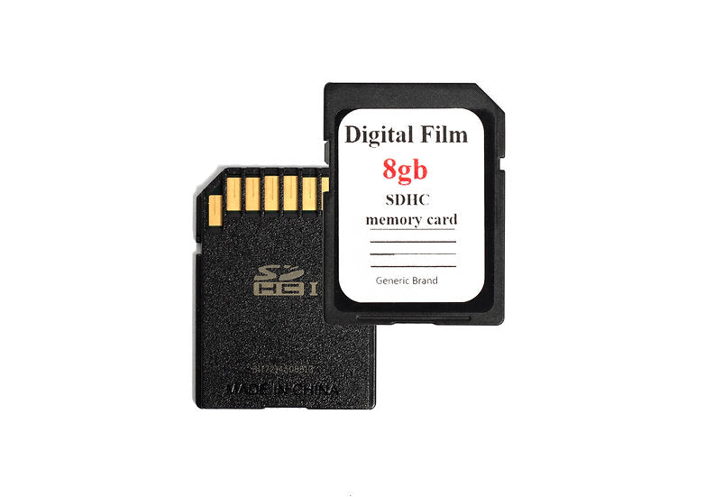 Used Digital Film 8 GB SDHC