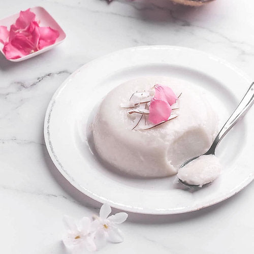 3D White Dreamy Marbles Food Photography Backdrop(#8812)
