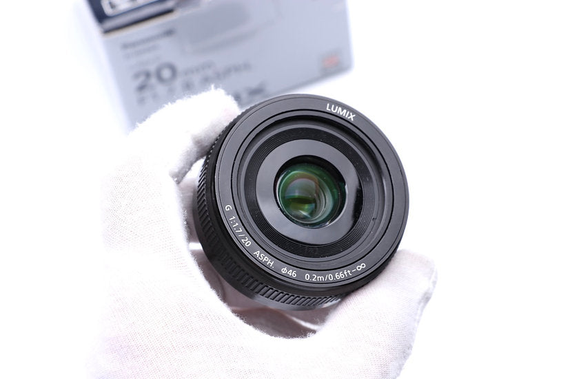 Used Panasonic Lumix G 20mm f1.7 II ASPH. Lens 20/1.7 MFT