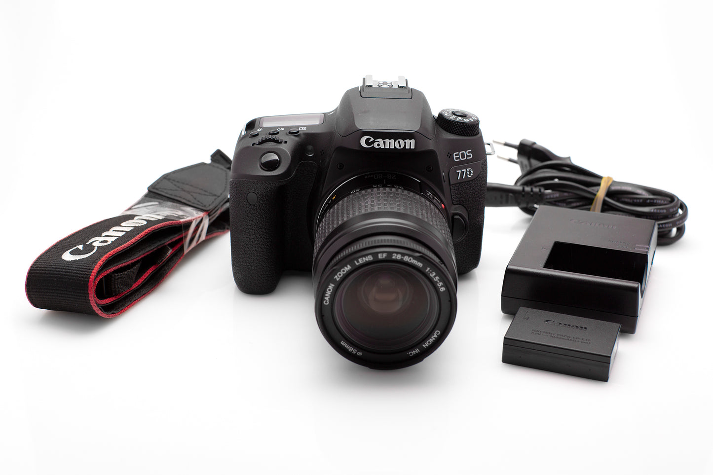 Used Canon EOS 77D with 28-80mm lens