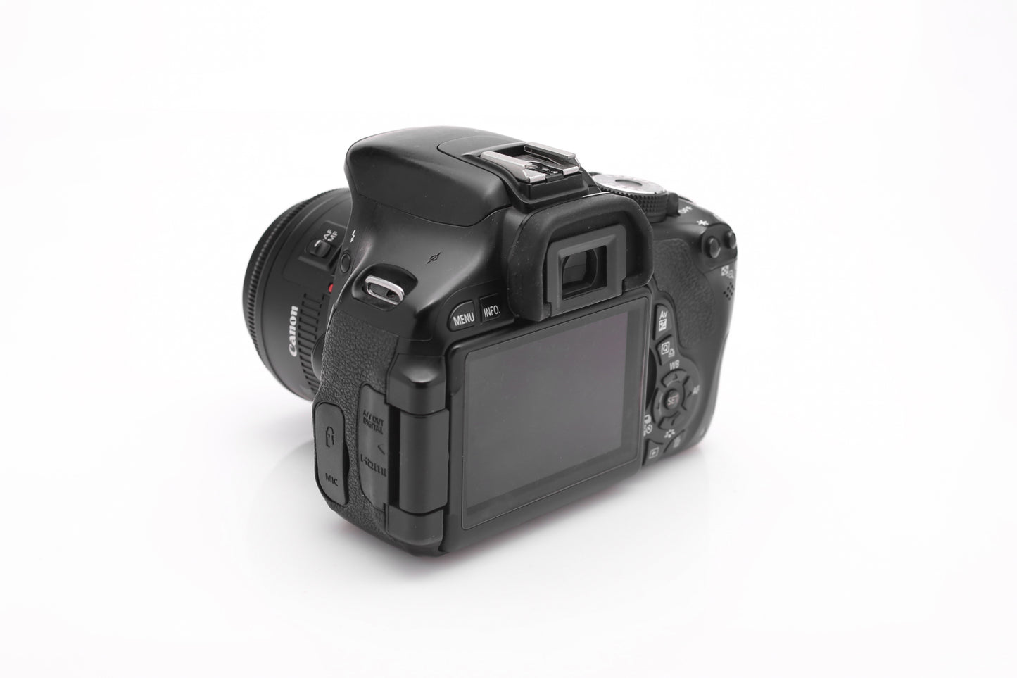 Used Canon 600D with 50mm f 1.8 Lens