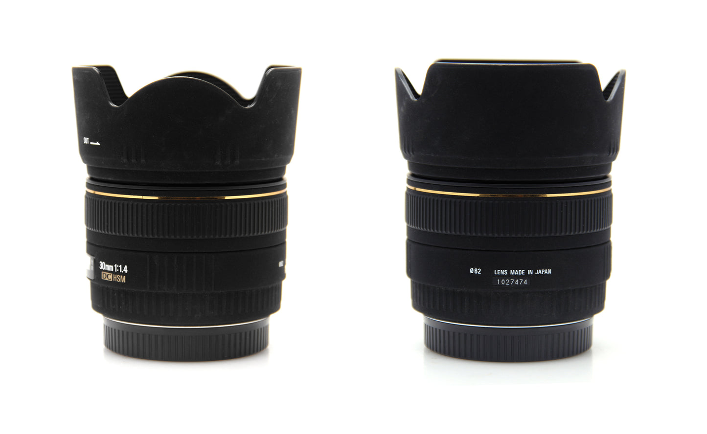 Used Sigma 30mm f/1.4 EX DC HSM Lens For Canon