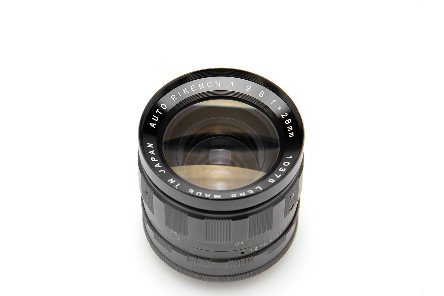 Used Rikenon 28mm f2.8 Prime Lens for film camera