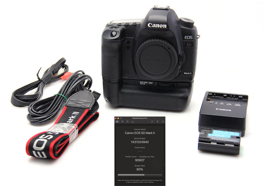 Used Canon EOS 5D Mark II Camera With Battery Grip