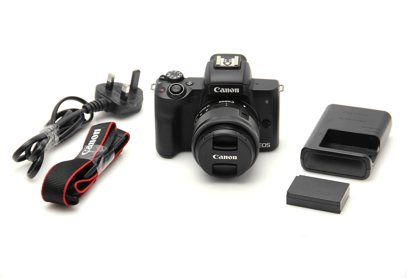 Used Canon M50 Mark ii Mirrorless Vlogging Camera Kit