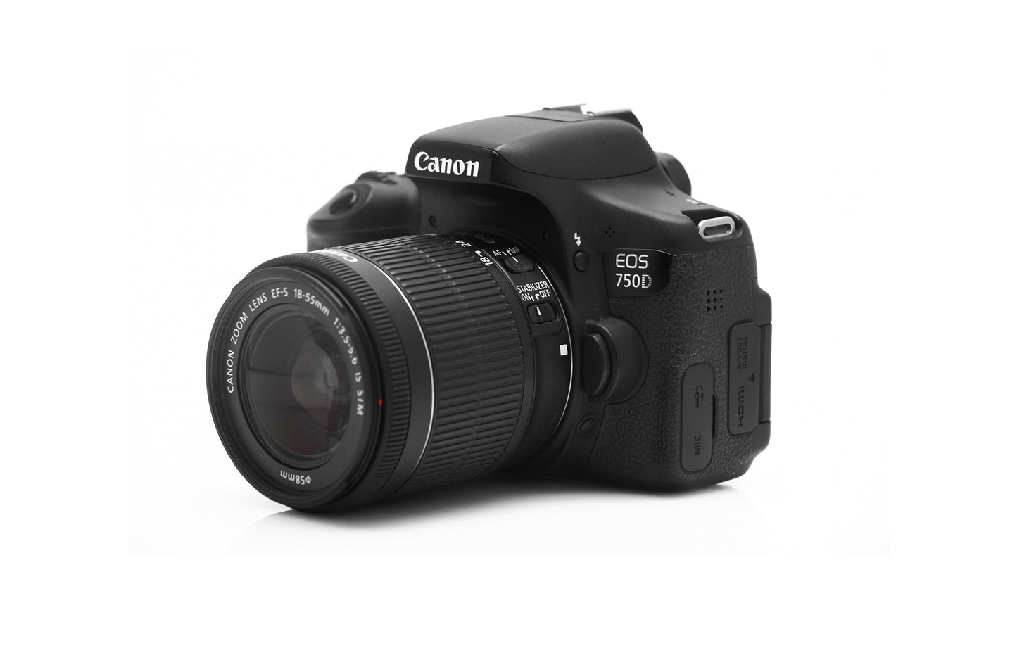 Used Canon 750D - 24.2 MP Camera With 18-55mm IS STM Lens