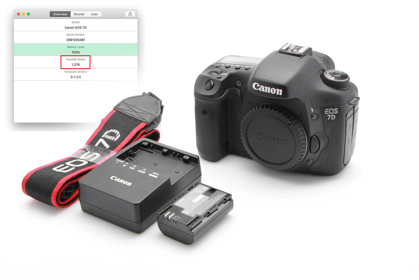 Used Canon EOS 7D Body only