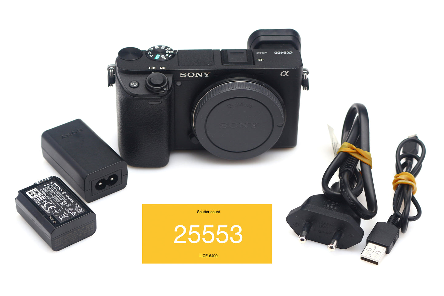 Used Sony A6400 4K 24.2MP Body