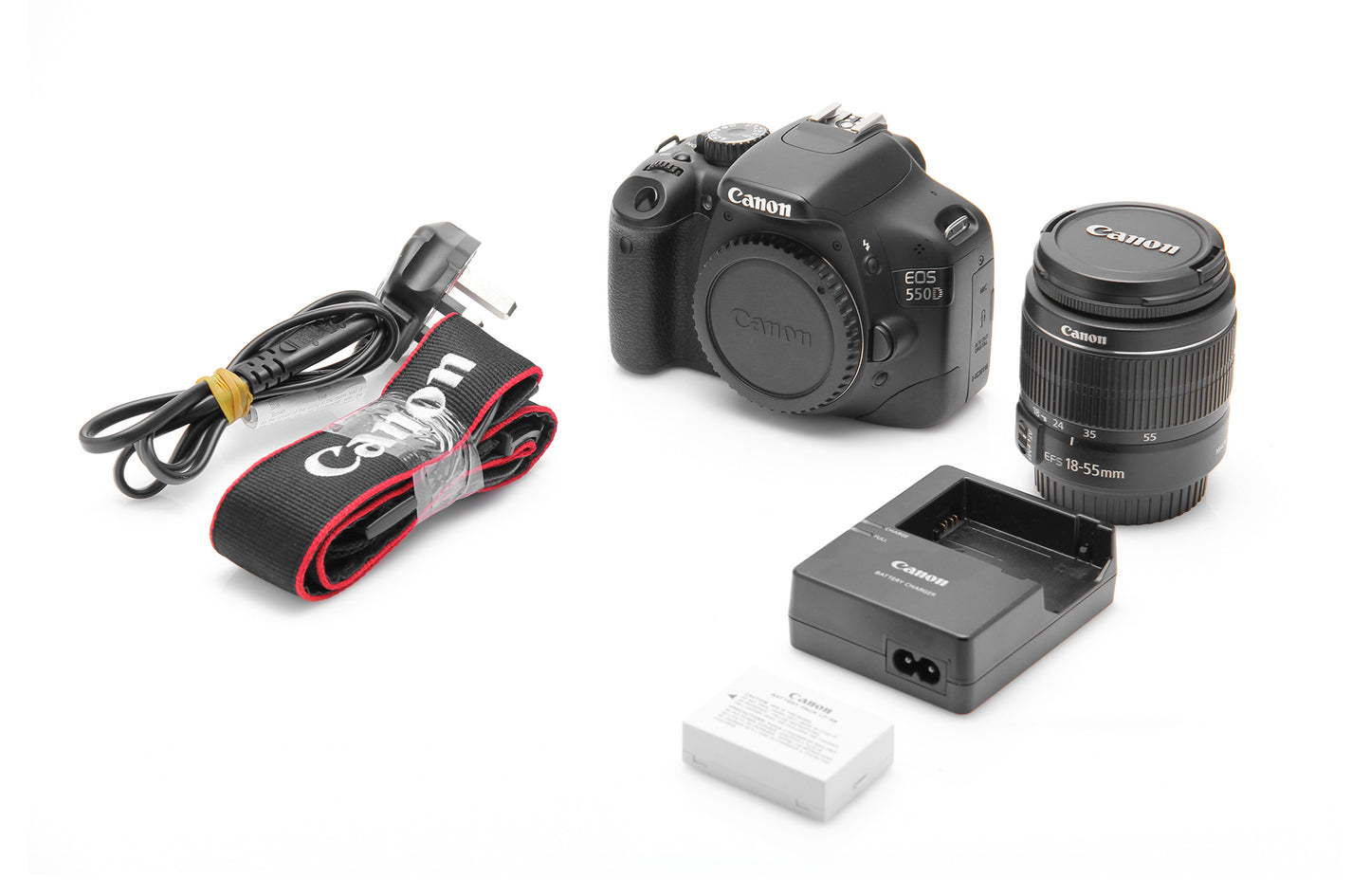 Used Canon 550D Camera with 18-55mm Lens