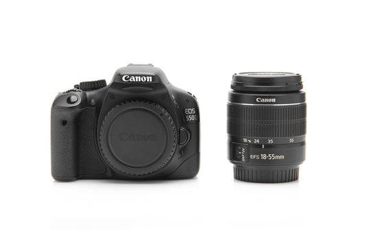 Used Canon 550D Camera with 18-55mm Lens