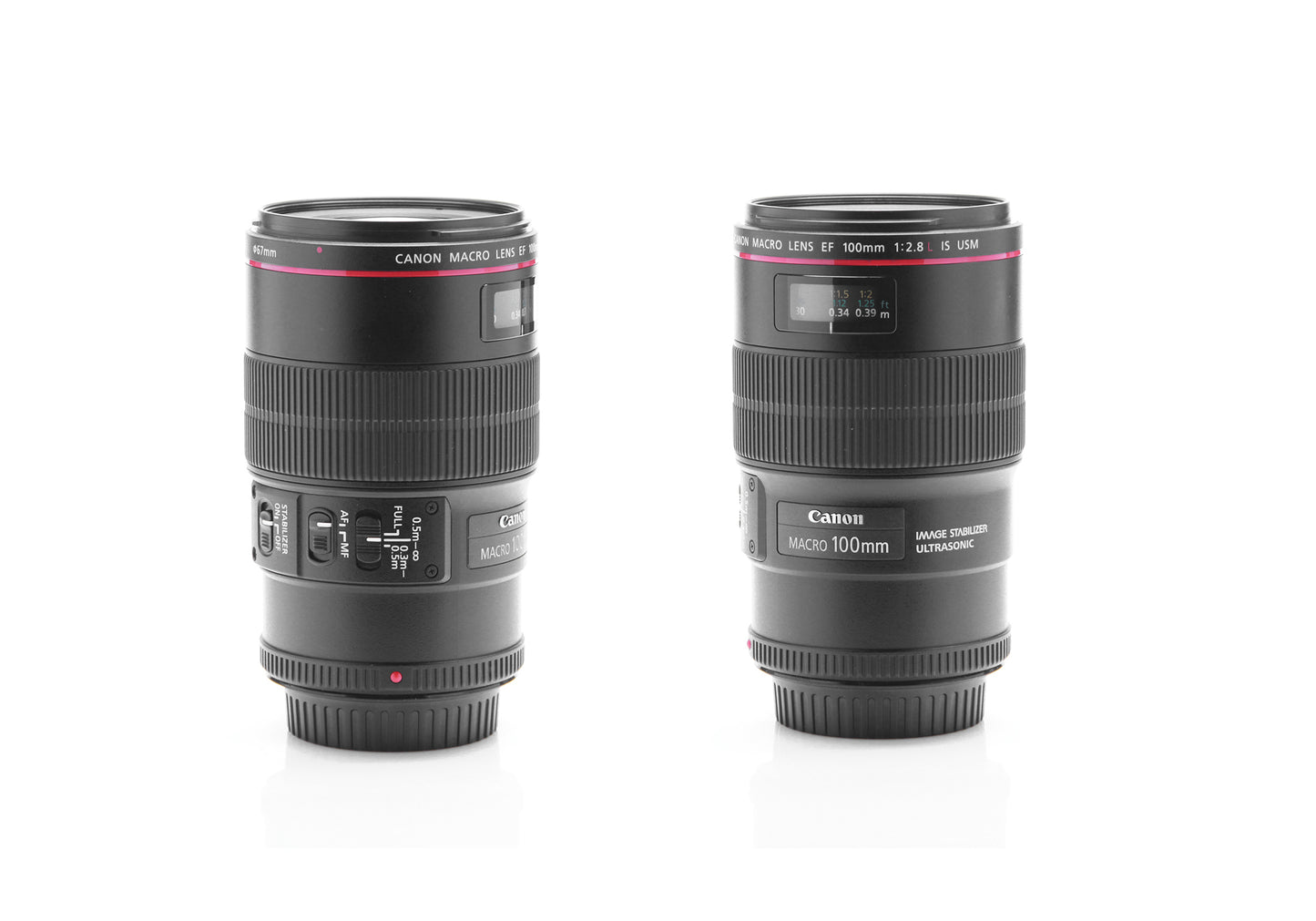 Used Canon 100mm USM IS F/2.8 L Macro Lens